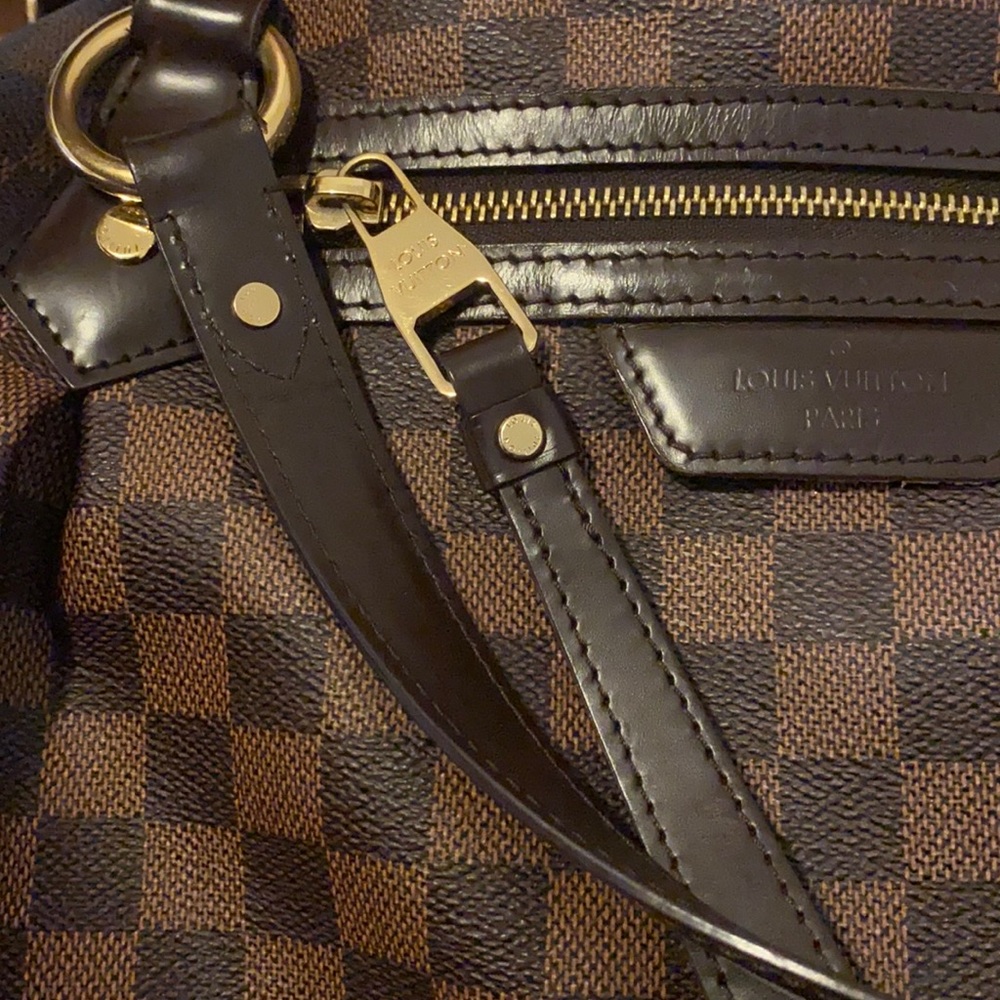Louis Vuitton Brown Checkered Shoulder Bag - Picture 7 of 16